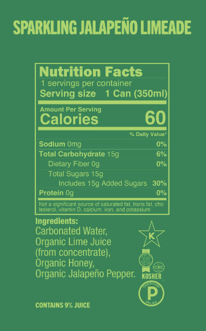Nutrition facts