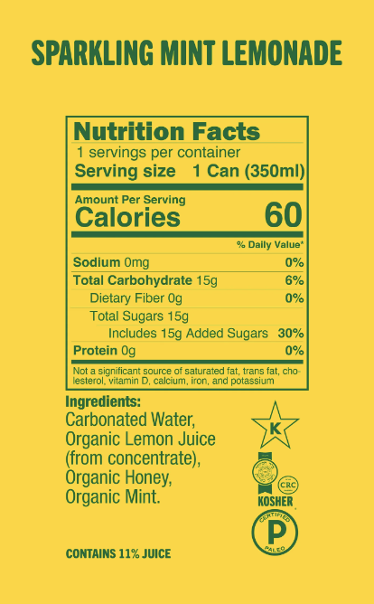 Nutrition facts