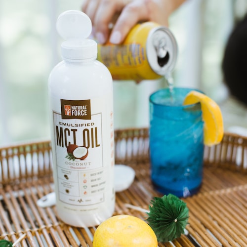 Coconut Emulsified MCT Oil - Natural Force - Keto Certified - Keto Diet Certified - Keto Diet Approved
