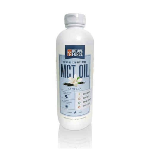 Emulsified MCT Oil (Vanilla) - Natural Force - Keto Certified - Keto Diet Certified - Keto Diet Approved