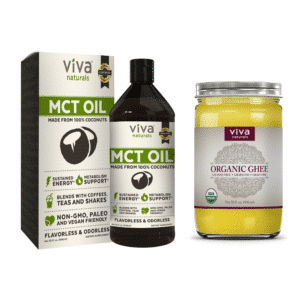 MCT Oil & Organic Grass-Fed Ghee - Viva Naturals - Keto Certified - Keto Diet Certified - Keto Diet Approved