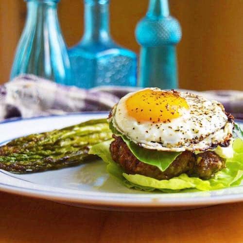 PRE beef patty with Egg Topping - PRE Brands - Keto Certified - Keto Diet Certified - Keto Diet Approved