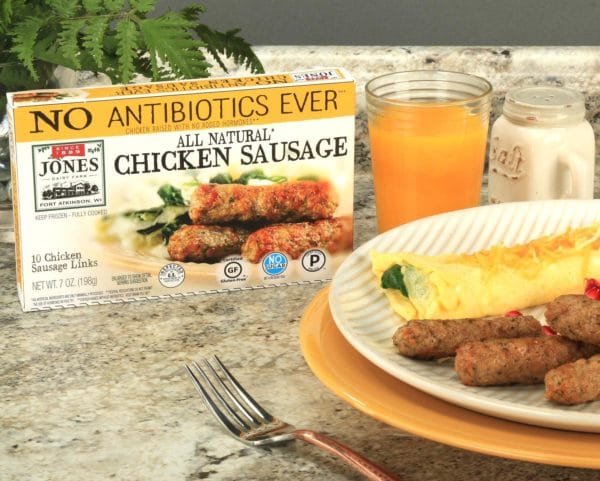 Chicken Link Sausage - Jones Dairy Farm - Keto Certified - Keto Diet Certified - Keto Diet Approved