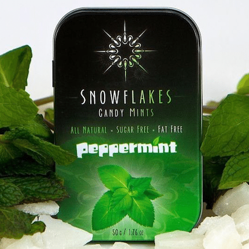 Peppermint C - Snowflakes Candy - Keto Certified - Keto Diet Certified - Keto Diet Approved