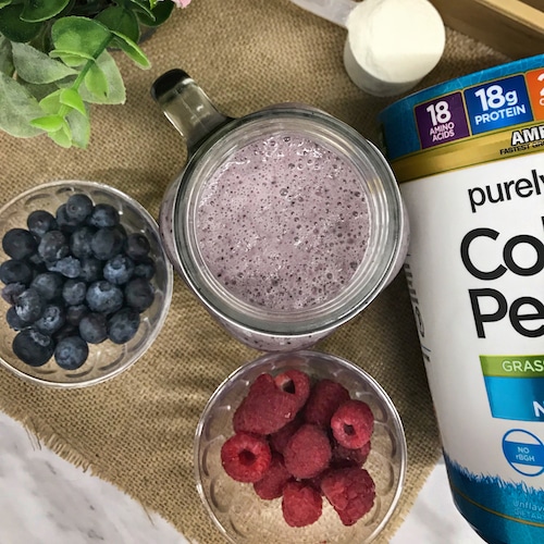Smoothie - Purely Inspired Collagen Peptides - Iovate - Keto Certified - Keto Diet Certified - Keto Diet Approved