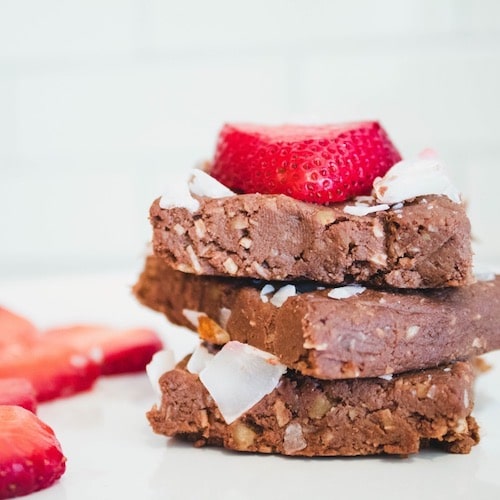 Brownie Bars with strawberry - Keto Certified - Keto Diet Certified - Keto Diet Approved