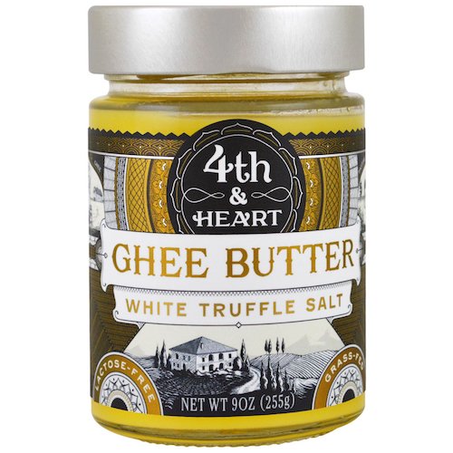 White Truffle Salt Ghee - 4th & Heart - Keto Certified - Keto Diet Certified - Keto Diet Approved