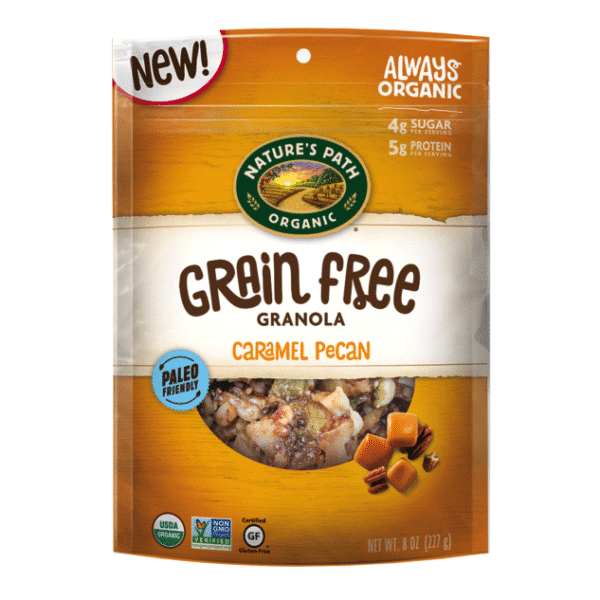 Caramel Pecan Grain Free Granola - Nature's Path Foods - Keto Certified - Keto Diet - Keto Approved