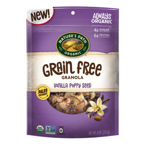 Vanilla Poppy Seed Grain Free Granola - Nature's Path Foods - Keto Life - Weight Loss - Ketofam - Keto Lifestyle