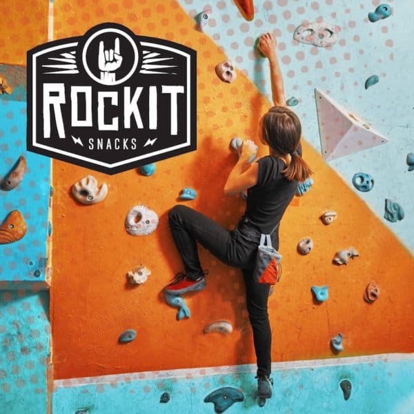 Rock Climbing with Logo - RockIt Snacks - Keto Life - Weight Loss - Ketofam - Keto Lifestyle