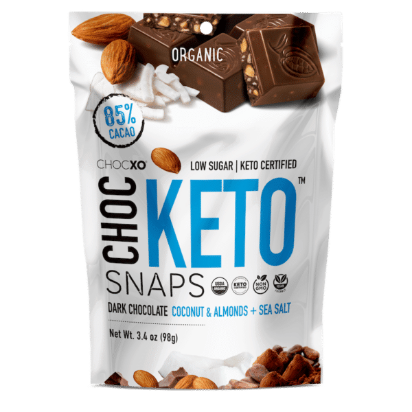 Coconut, Almond & Sea Salt Snaps - ChocXO - Ketogenic Diet - Ketosis - Low Carb Diet