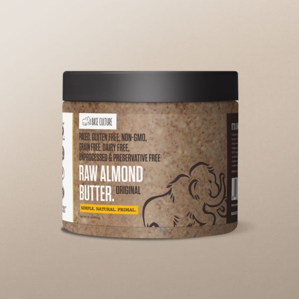 Raw Almond Butter Naked - Base Culture - Certified Paleo - Paleo Foundation