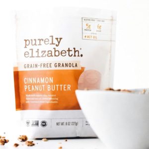 Cinnamon Peanut Butter Grain Free Granola - Purely Elizabeth - Ketogenic Diet - Ketosis - Low Carb Diet
