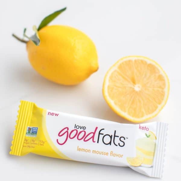 Lemon Mousse Bar 1 - Love Good Fats - Ketogenic Diet - Ketosis - Low Carb Diet