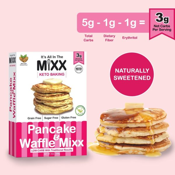 Pancake Waffle Mixx 2 - Its All in the Mixx - Keto Certified - Keto Diet - Keto Approved