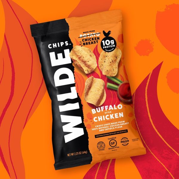 Buffalo Chicken Chips 1 - Wilde Brands - Ketogenic Diet - Ketosis - Low Carb Diet