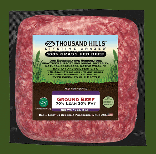 Keto Blend Ground Beef Gallery 2 - Thousand Hills Lifetime Grazed - Ketogenic Diet - Ketosis - Low Carb Diet