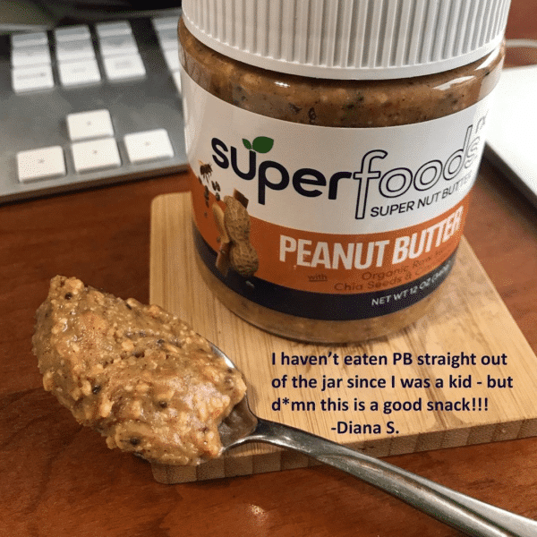 Peanut Butter Chia Cinnamon - SuperFoodsRx - Ketogenic Diet - Ketosis - Low Carb Diet