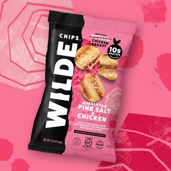 Pink Himalayan Sea Salt Chicken Chips 1 - Wilde Brands - Keto Life - Weight Loss - Ketofam - Keto Lifestyle