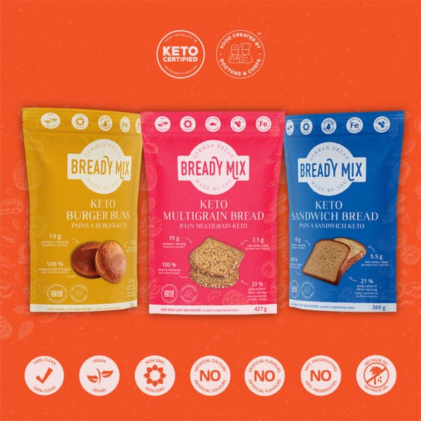 Product Lineup - Bready Mix - Keto Certified - Keto Diet - Keto Approved