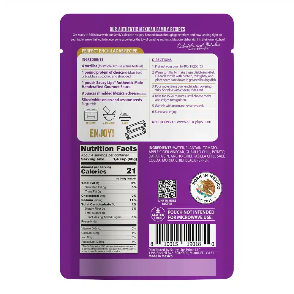 Nutrition facts