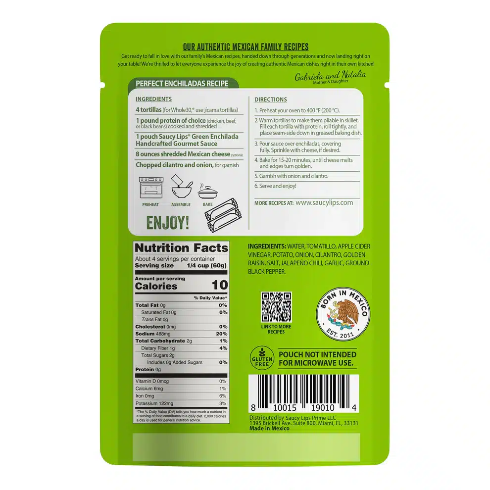 Nutrition facts