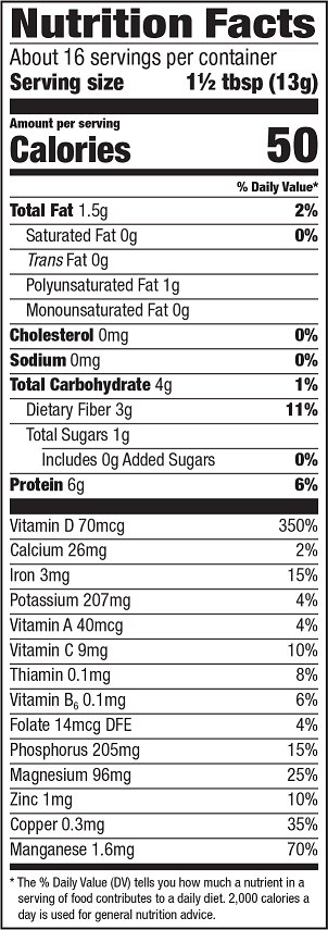 Nutrition facts