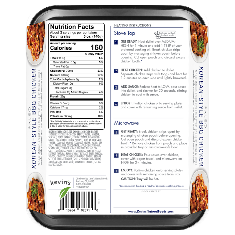 Nutrition facts